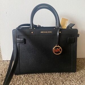 Michael Kors bag (Rayne Medium Saffiano Leather Satchel)